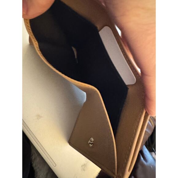 Balenciaga Papier Mini Wallet & Dustbag in Beige - Picture 9 of 15